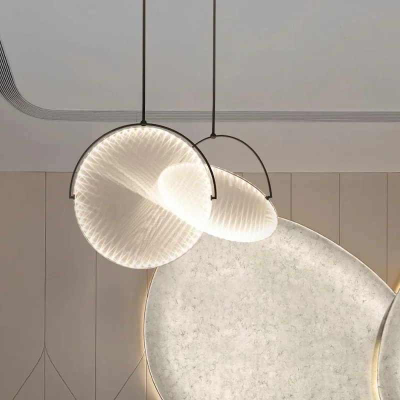 Home Bar And Counter - Nordic Artistic Fabric LED Pendant Light