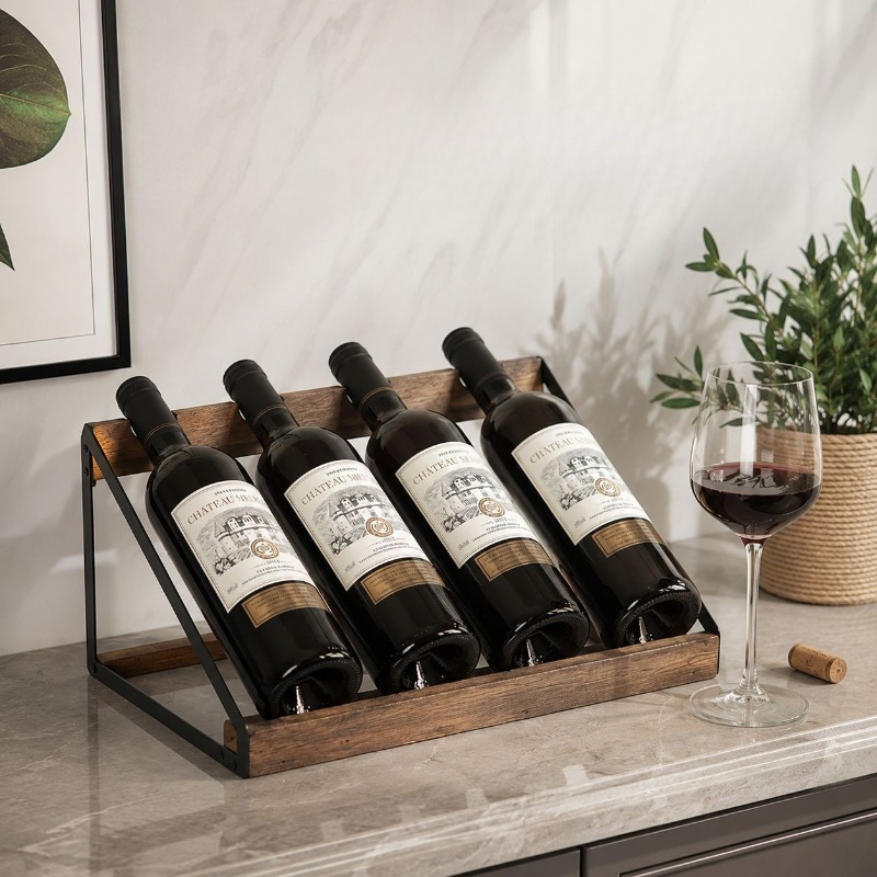 Home Bar Wooden Wine Rack Wine - Home Bar Shelf review and price