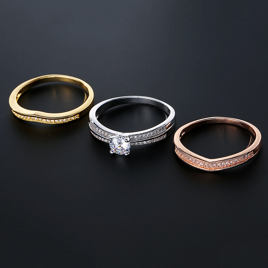 18K Multi Gold Ring 3pc Set fo - Bar Cart Gold review and price