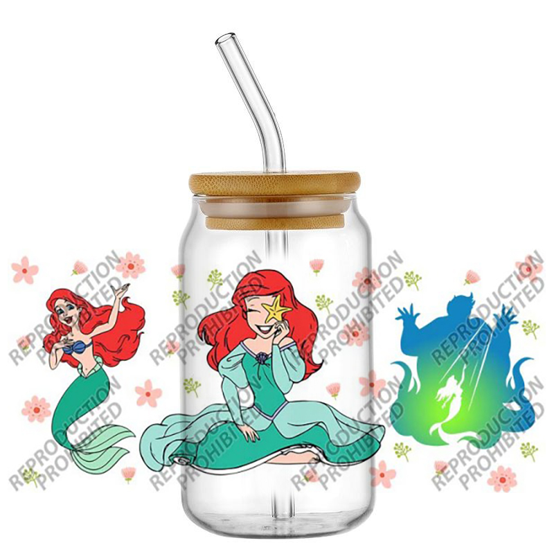 Popular Retro Cartoon Mermaid  - Old Fashioned Glass review and price