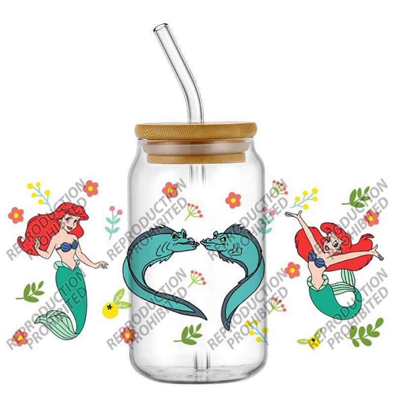Popular Retro Cartoon Mermaid  - Old Fashioned Glass review and price