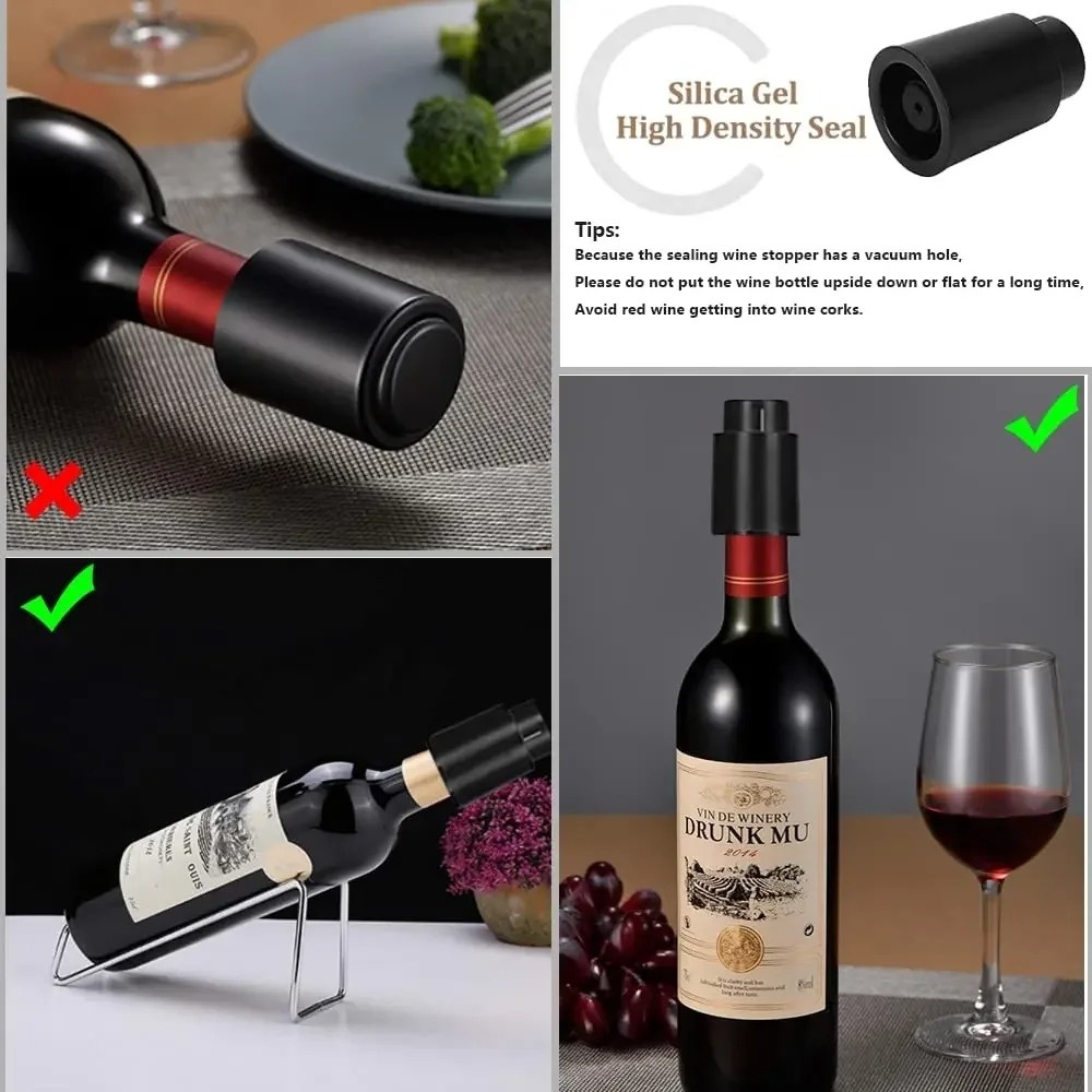 Push Type Vacuum Wine Preserve - Wine Preservation Pump review and price