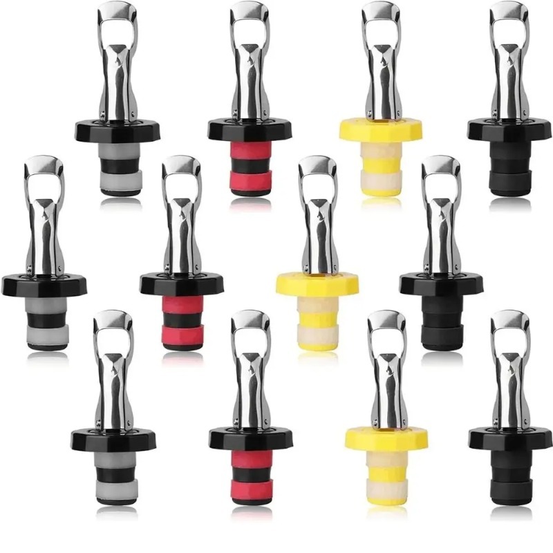 1/12PCS Vacuum Bottle Stoppers - Wine Preservation Pump review and price