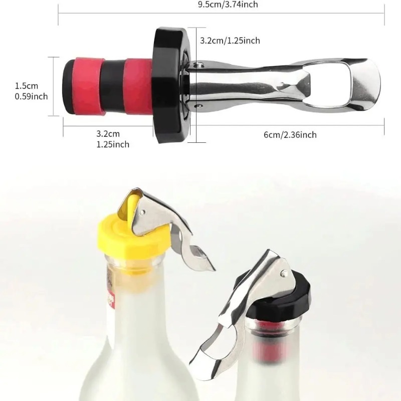 1/12PCS Vacuum Bottle Stoppers - Wine Preservation Pump review and price