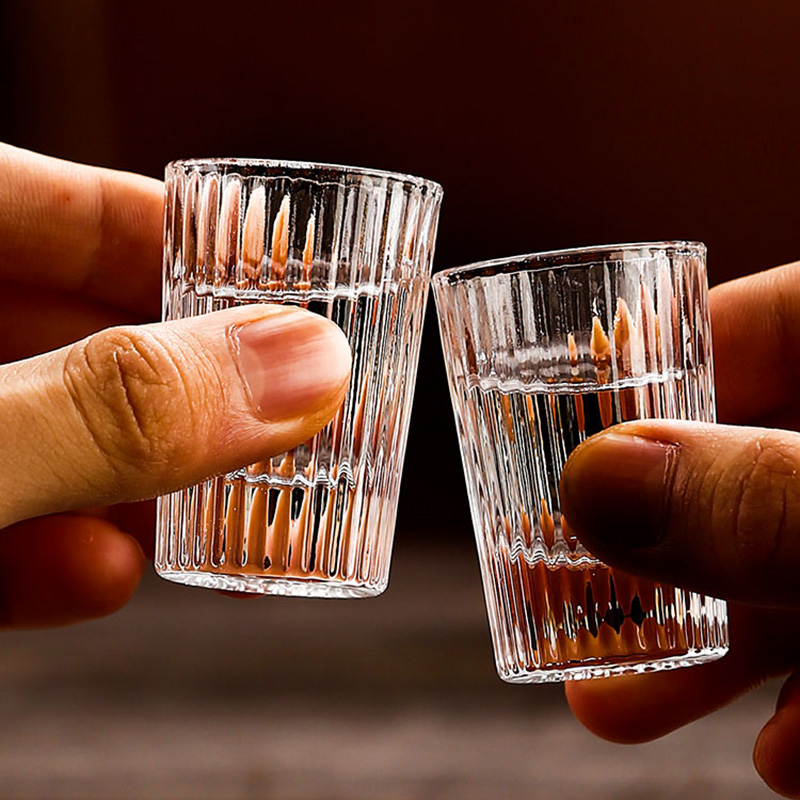 6pcs Set 20ml Striped Foreign  - Old Fashioned Glass review and price