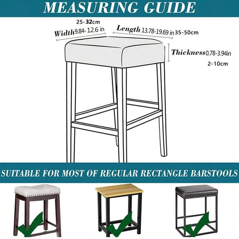 1/2pcs Bar Stool Cover Elastic - Home Bar Lounge review and price