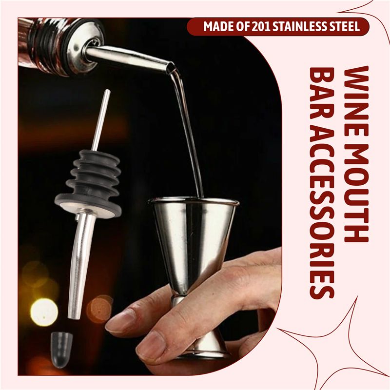 6Pcs Stainless Steel Pourers,S - Speed Pourer Cap review and price