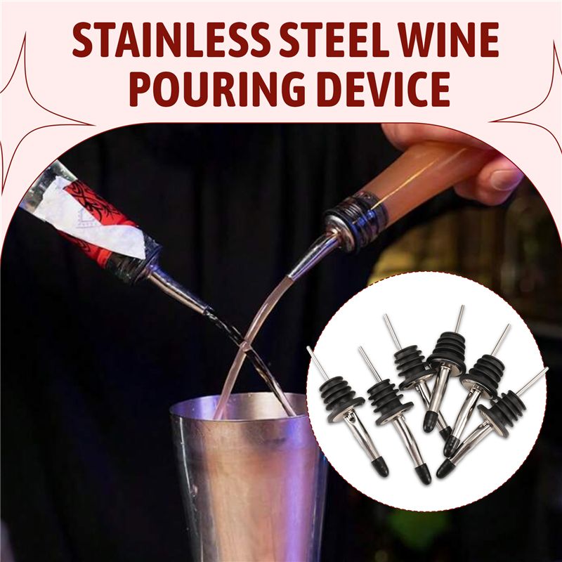 6Pcs Stainless Steel Pourers,S - Speed Pourer Cap review and price