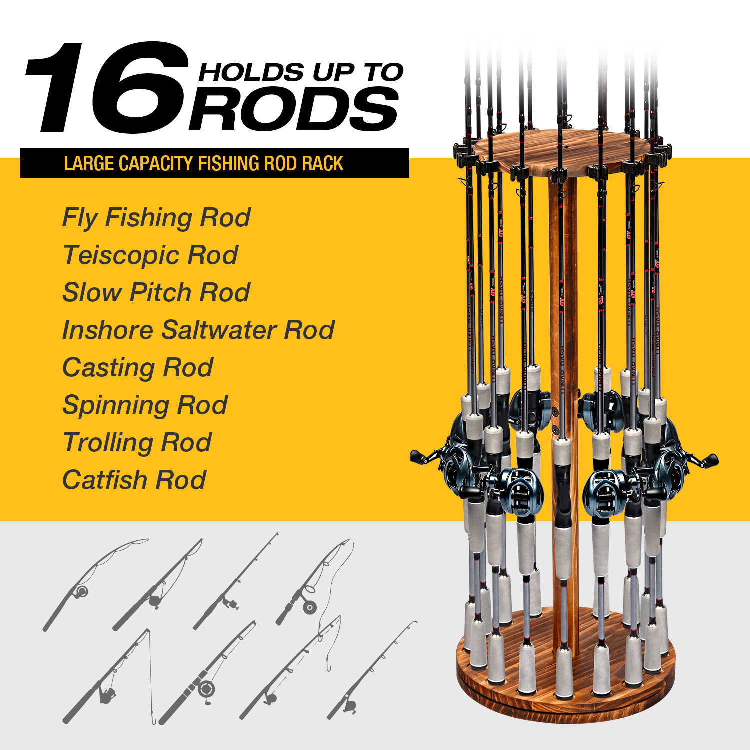 Round Carbonized Wood Fishing  - Home Bar Stand review and price