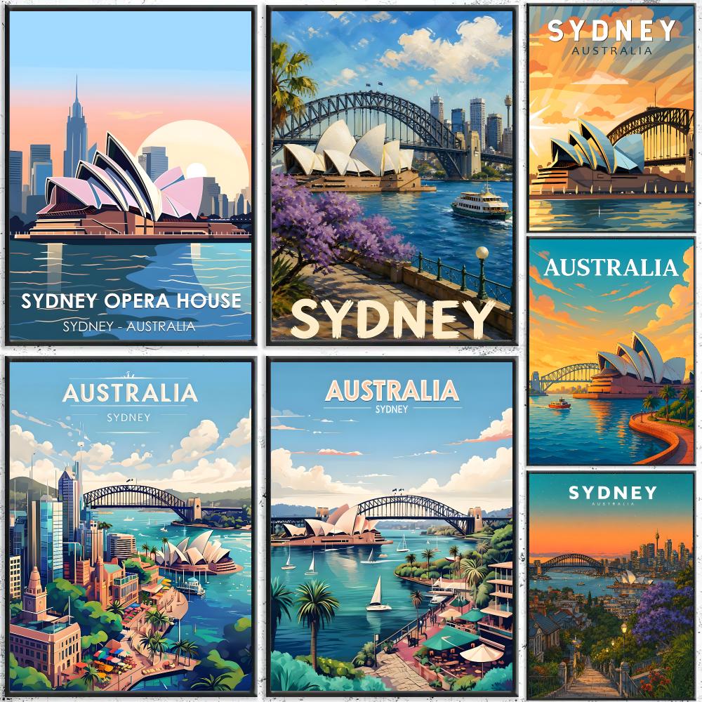 Art Sydney Travel Art Poster S - Home Bar Sydney review and price