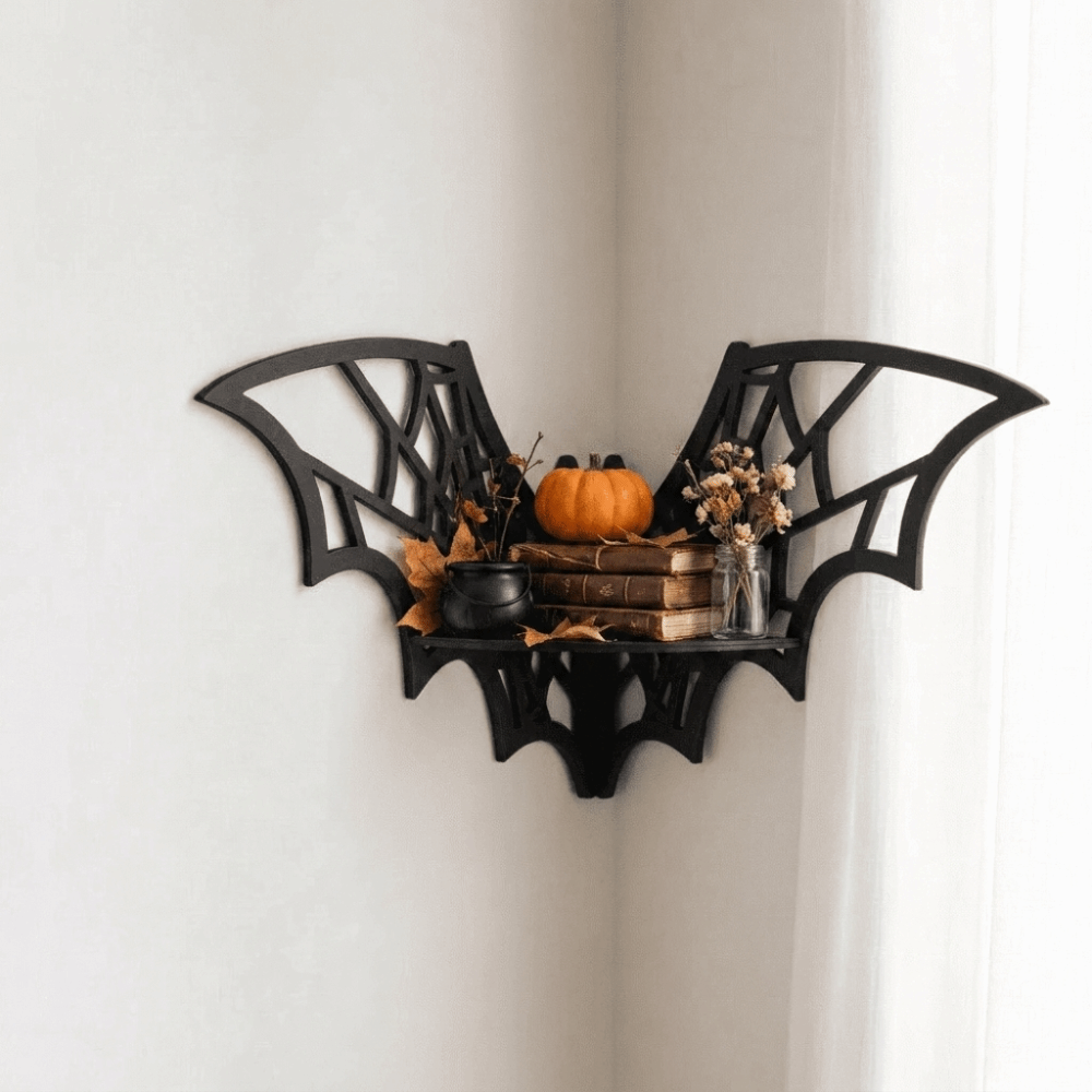 Wooden Bat Corner Shelf Hollow - Home Bar Shelf review and price