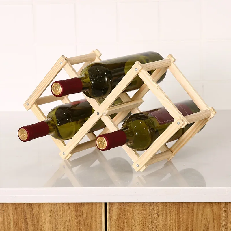 Collapsible Wooden Wine Racks  - Home Bar Setup review and price