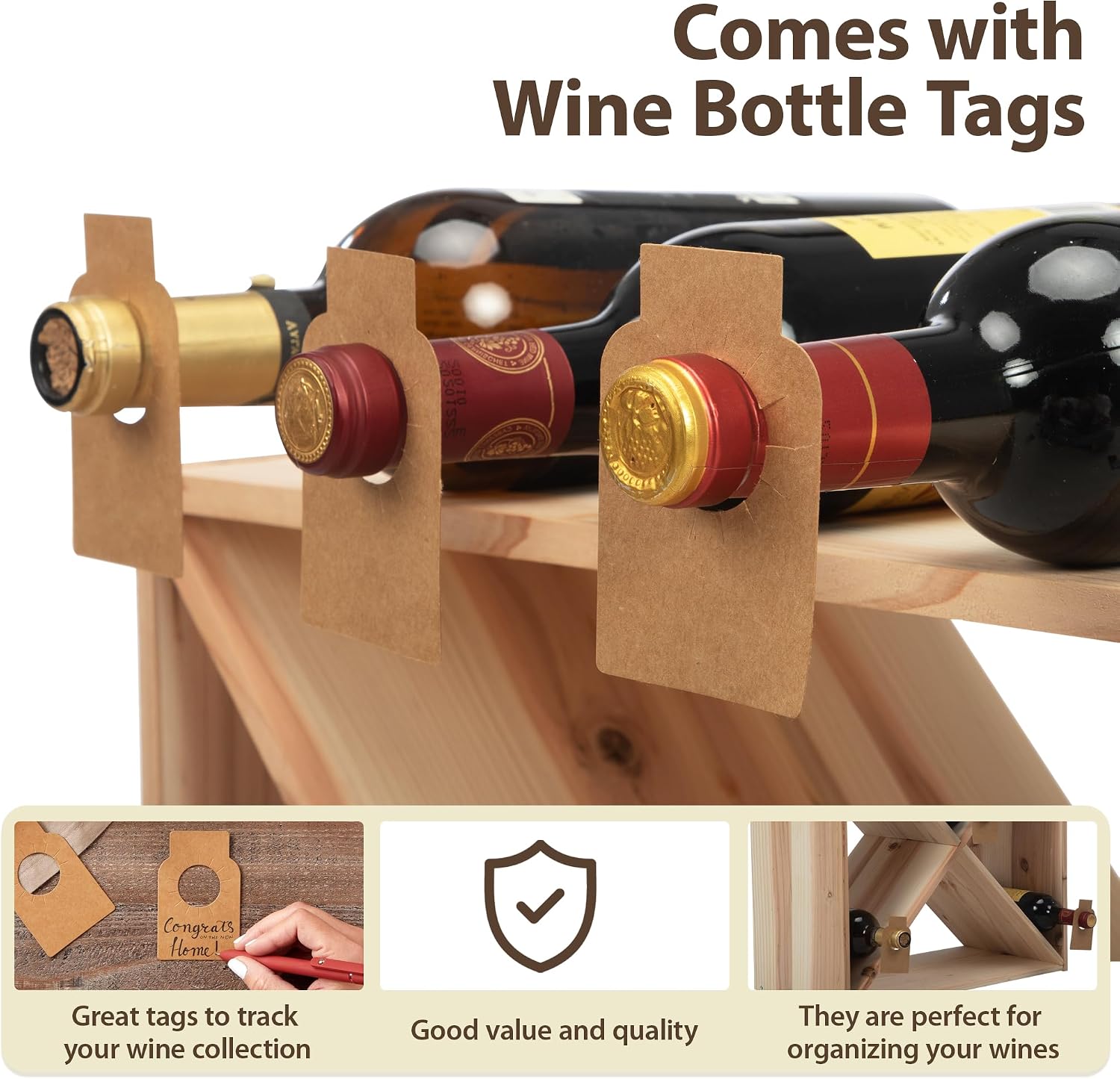 96 Bottle Wine Rack Countertop - Home Bar Shelf review and price