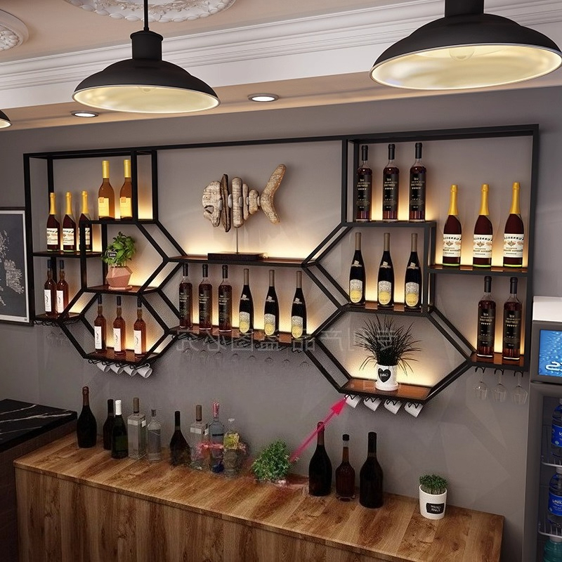 Metal Shelves Wine Cabinet Liv - Home Bar Shelf review and price
