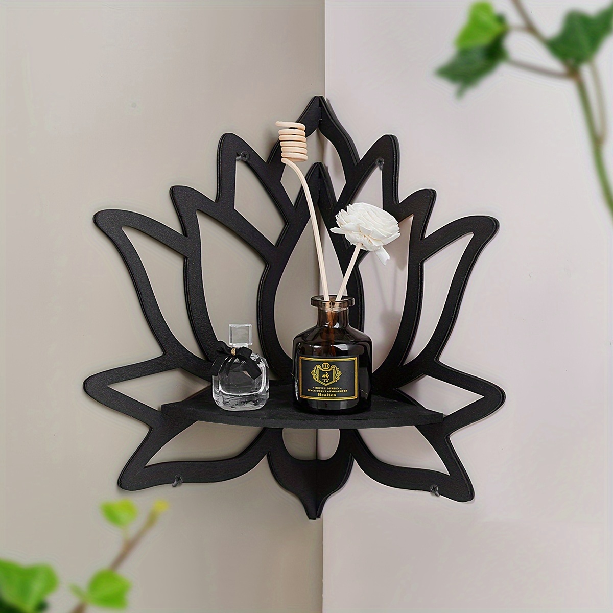 Lotus Corner Floating Shelf, H - Home Bar Shelf review and price
